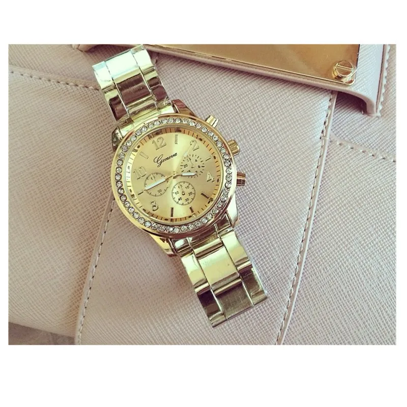 Новинка 2016 модные классические круглые женские часы Essential с хронографом и