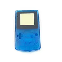 Многоцветный Пластиковый корпус Обложка кожи для Gameboy цвет GBC Gmae консоли - Цвет: C3 Clear Blue New