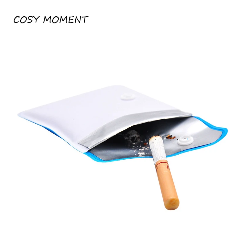 Уютный момент Портативный огнезащитная ПУ сумка для пепельницы Термостойкие