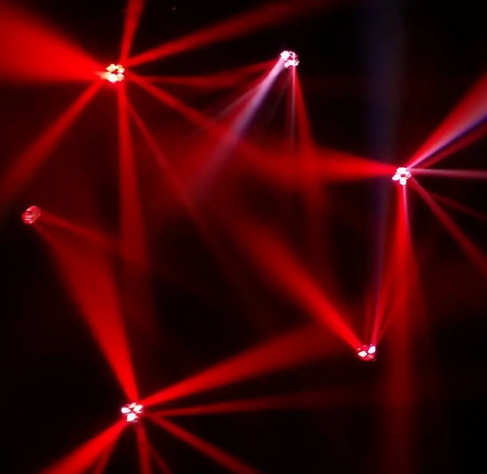 Flightcase Sharpy Mini 2 шт./лот 4x25 Вт супер-луч для мытья с движущейся головкой | Лампы и