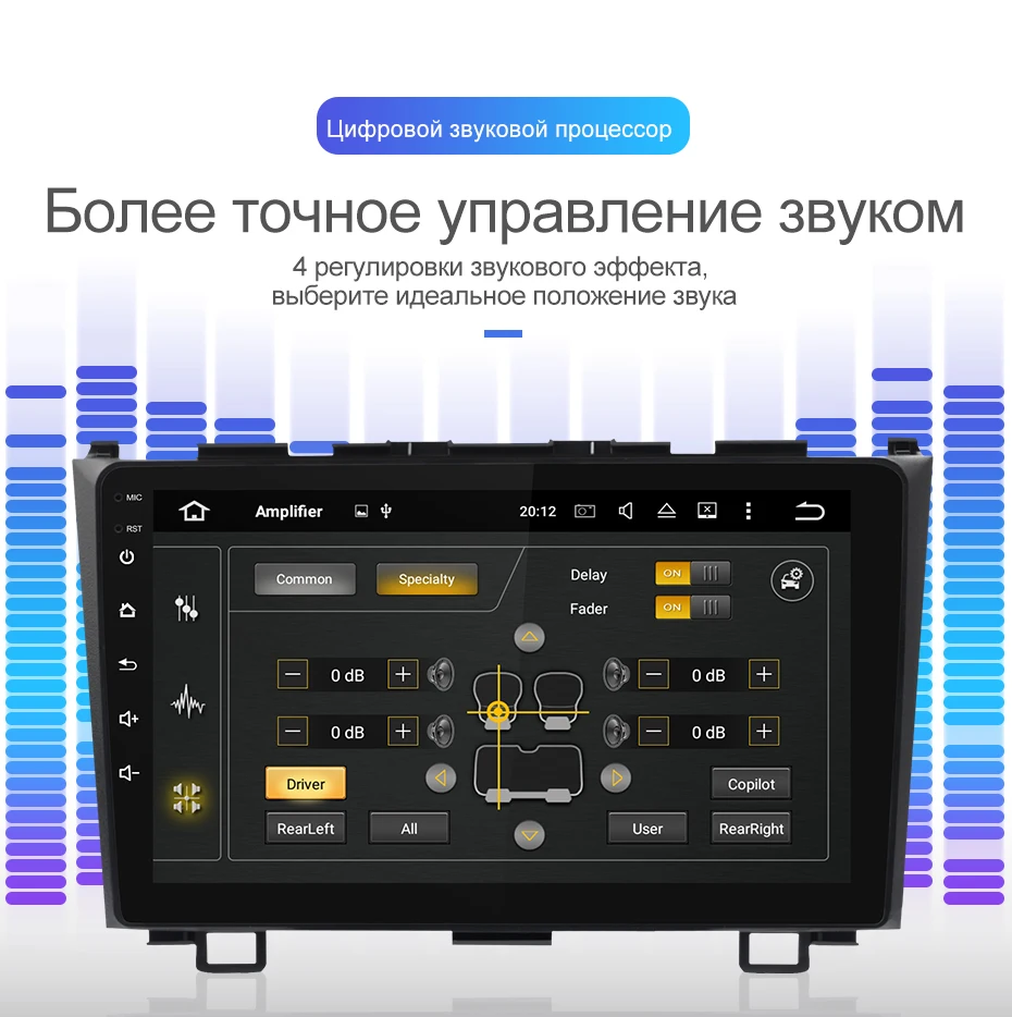 Isudar 1 Din Android 9 Авто Радио для Honda/CR-V/CRV 2006-2011 Автомобильный мультимедийный плеер Восьмиядерный ram 4G rom 64G gps камера DVR DSP