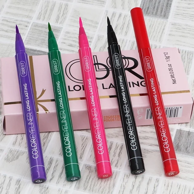 1 шт. цветная жидкая подводка для глаз карандаш быстросохнущая долговечная