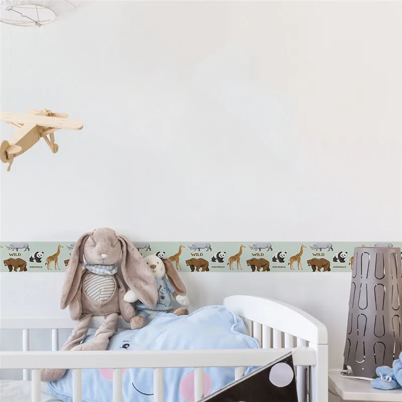 Экологически чистые наклейки из ПВХ с изображением диких животных модные для