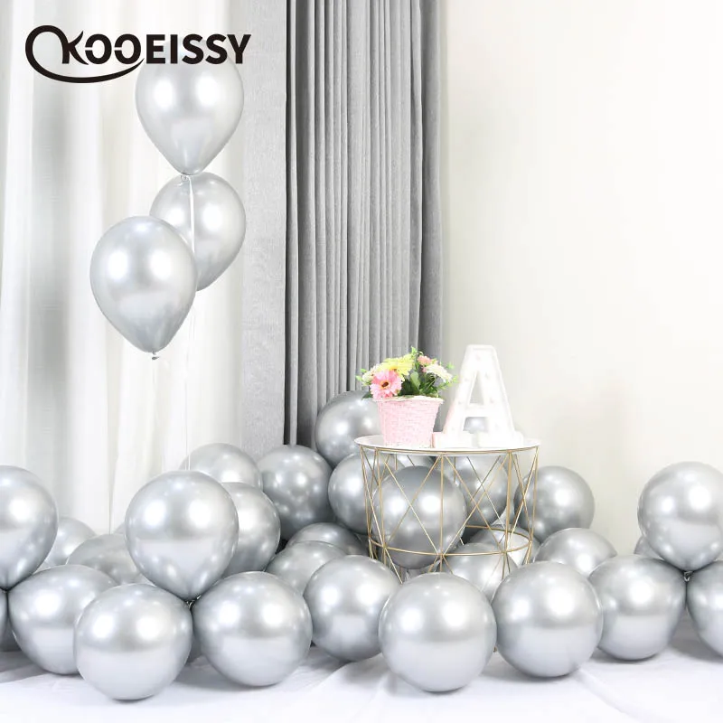 10 шт. металлизированные шары розовые золотые серебряные фотообои для детской