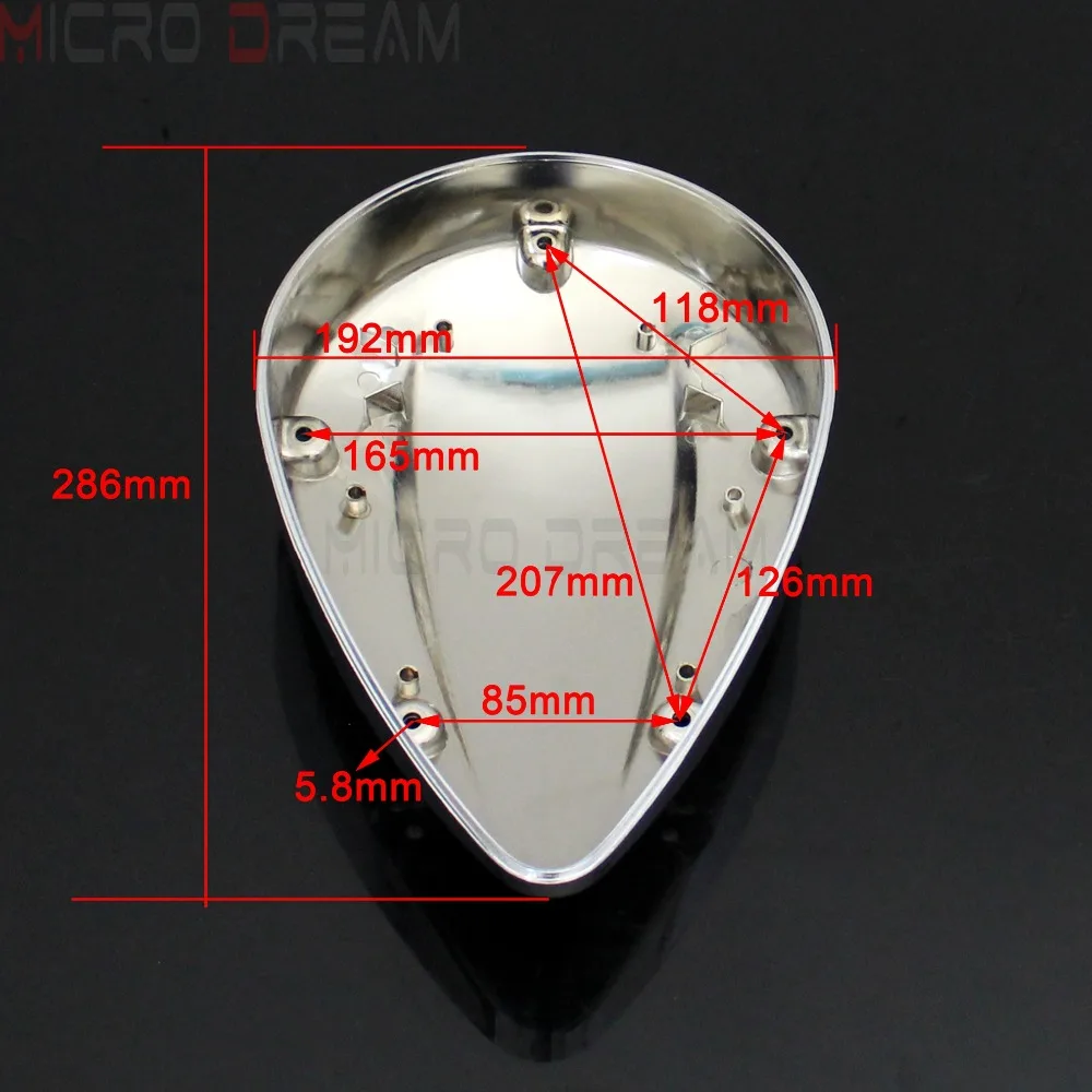 Защитный фильтр для мотоцикла из АБС-пластика хромированный Honda Shadow ACE VT VT400 VT750