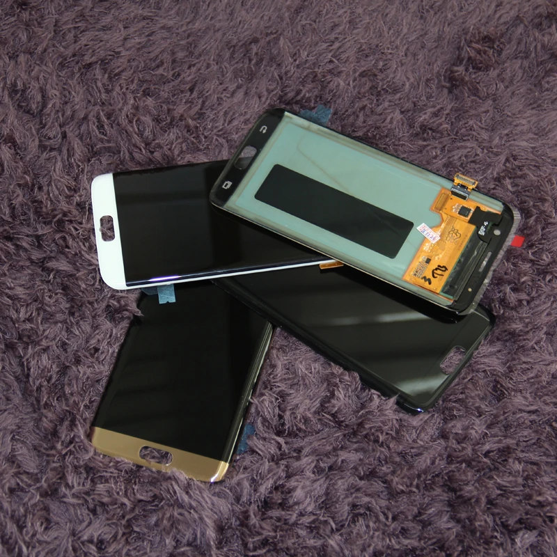 SUPER AMOLED дисплей для SAMSUNG Galaxy s7 edge G935 G935F SM LCD дигитайзер в сборе Бесплатные