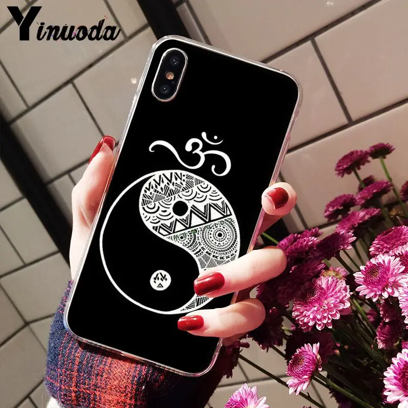 11pro MAX Aum Om Yoga Мягкий силиконовый прозрачный чехол для телефона iPhone X XS 6 6s 7 7plus 8 8Plus 5