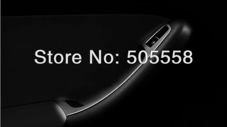 Двери окна переключатель панель отделка наклейка крышка из нержавеющей стали