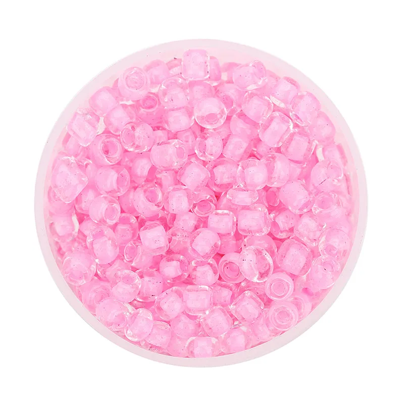 SAUVOO 500pcs/lot 8 Colors Glass Seed Beads Bulk Spacer Transparent Loose for DIY Women Jewelry Findings F7534 | Украшения и