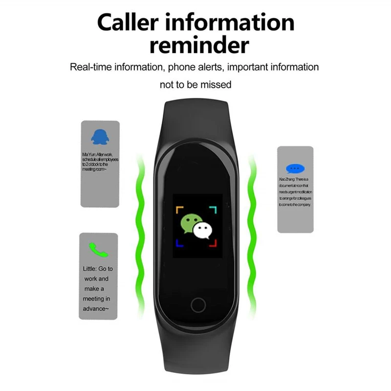 Фитнес-браслет крови Давление открытый IPS Экран кислородом монитор сердечного