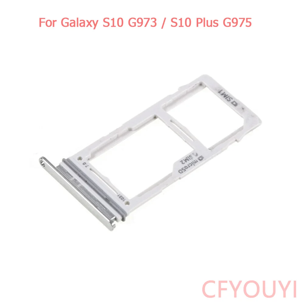 Запасные части для Samsung Galaxy S10 G973 слот двух SIM-карт 10 шт./лот Plus G975 | Мобильные