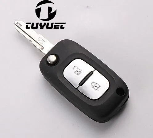 Складной чехол для автомобильного ключа с 2 кнопками Renault Modus|shell renault|key shell buttonshell