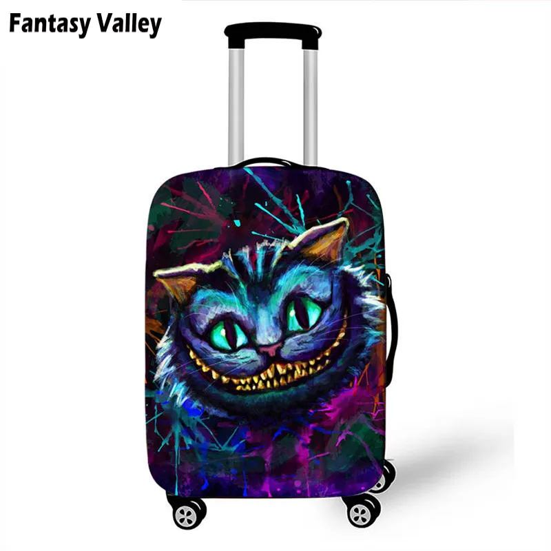 I'm Not Crazy Funny Cat дорожный Багаж защитные чехлы пыленепроницаемый Дорожный Чехол Чехлы для женщин и мужчин Эластичный Чемодан для девочек - Цвет: APXT CCXK07