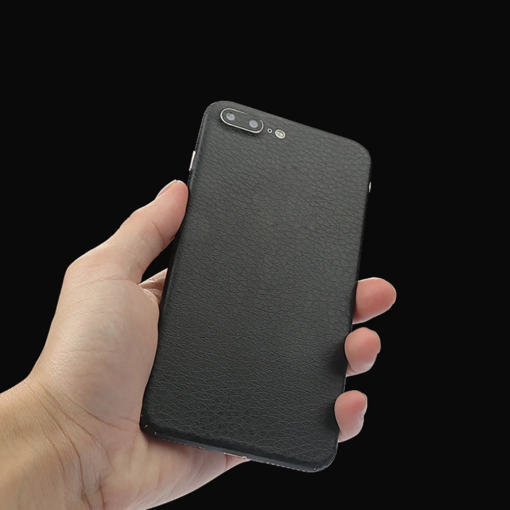 Black For XS Max ПВХ наклейка на экран, устойчивый к царапинам, задняя ультратонкая декоративная защитная пленка, задняя крышка, безшовная паста для IPhone X - Цвет: Black For XS Max