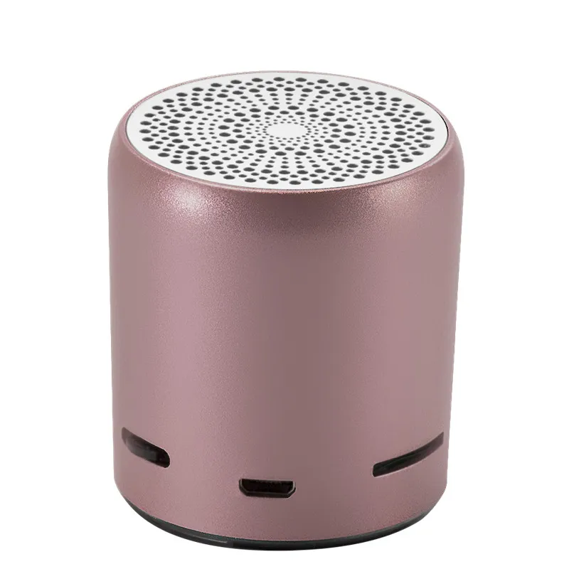 Розовый FKA701odd аккумуляторная батарея металлическая куртка Мини Bluetooth динамик - Цвет: Розовый