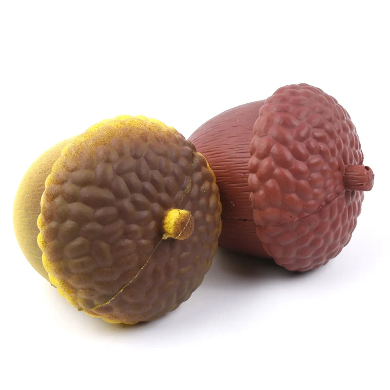 1 Pcs Hazelnut Phone Straps Slow Rising Soft Squeeze Stuffed Toys Phone Decor Charms Mobile Phone Straps Reliever Stress Gift