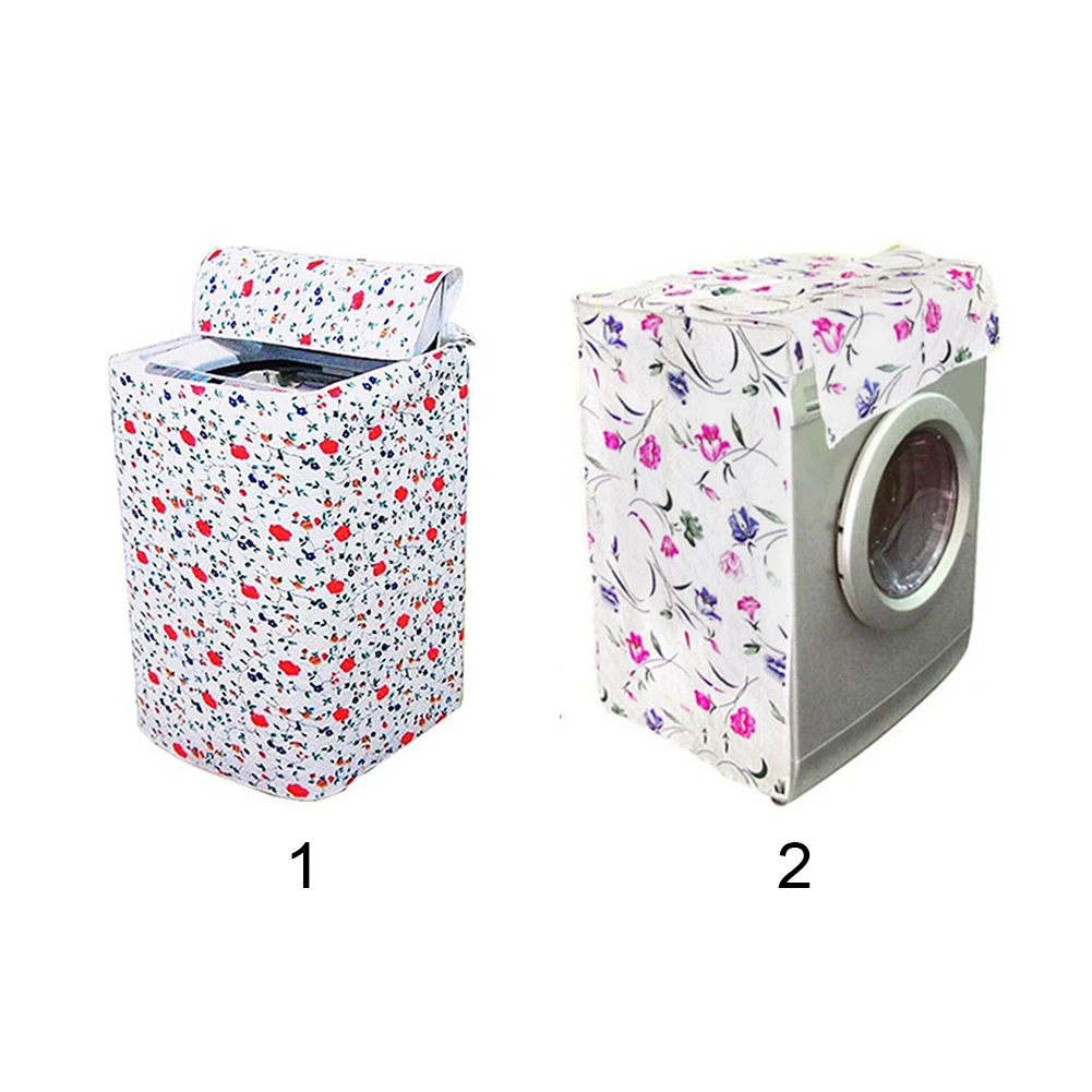 Новый Толстый водонепроницаемый прочный цветочный узор для стиральной машины на
