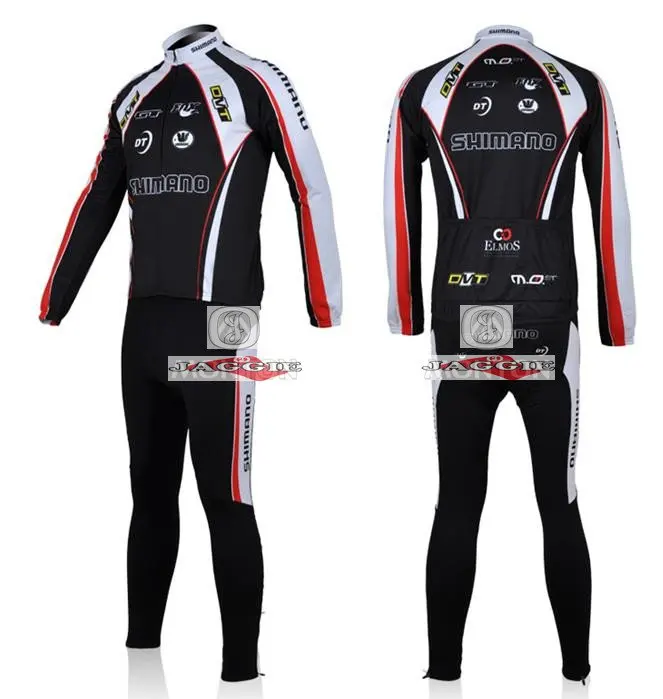 Winter clothes! 2010 SHlMANO long sleeve cycling jerseys+ bike bicycle thermal fleeced wear+Plush fabric! | Спорт и развлечения