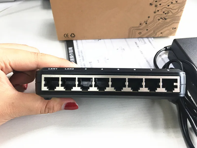KuWFi 90W 8 Порты и разъёмы коммутатор питания через Ethernet 10/100 Мбит/с коммутатор питания через Ethernet Мощность Ethernet для IP Камера сетевой коммутатор телефон устройств Wirelss AP установка