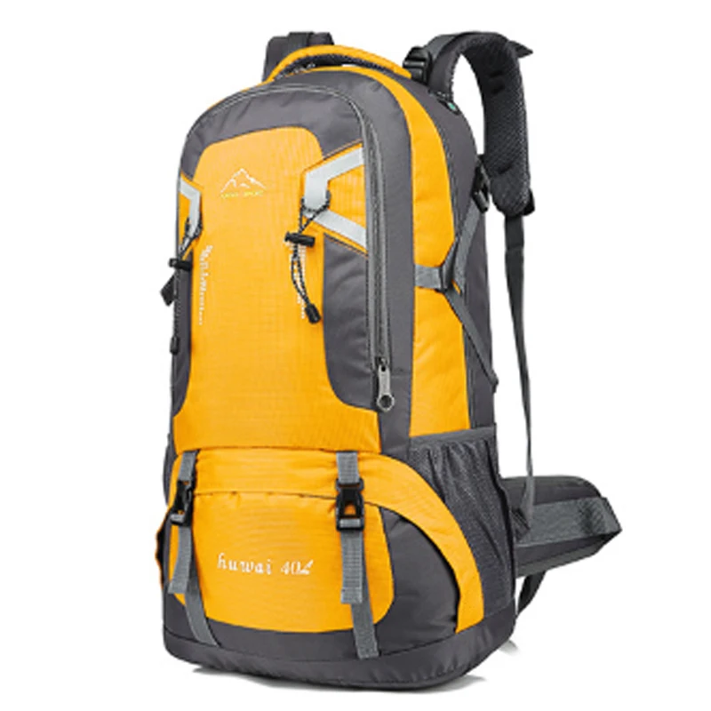 yellow 60L Litthing 60L/40L мужской рюкзак, рюкзак с подзарядкой через usb, школьный рюкзак для подростков, рюкзаки для путешествий, женские рюкзаки, сумка для улицы - Цвет: yellow 60L