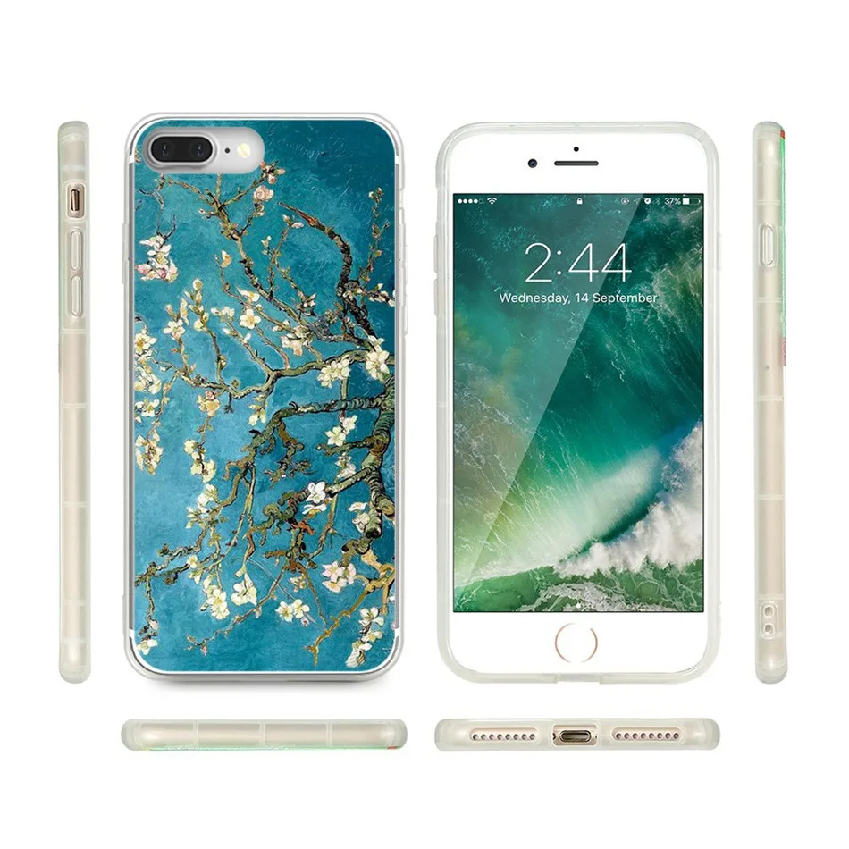 Чехол с изображением подсолнуха и звездного неба для Samsung Galaxy S7 S8 S9|Бамперы| |