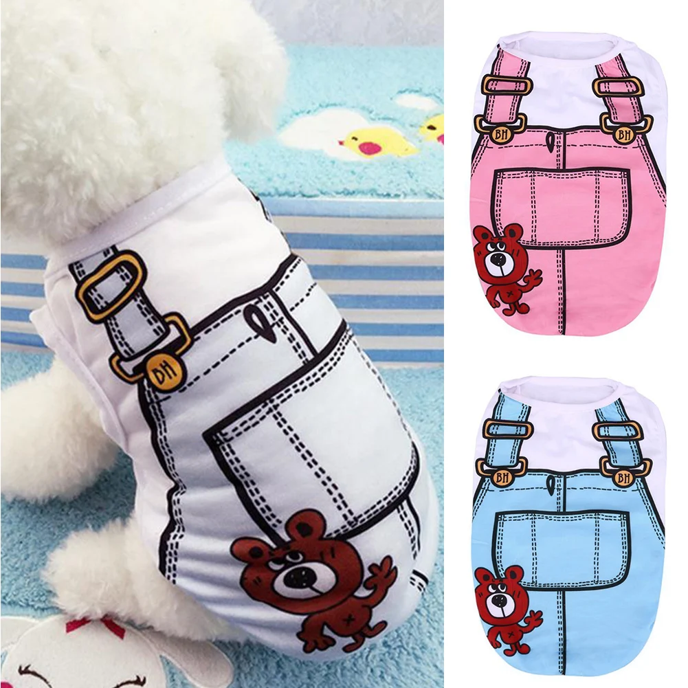 Милые крутые костюмы и рубашки для щенков Собака одежда Толстовка забавная