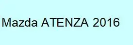 ATENZA 2016 Автомобильные аксессуары 360 птичий вид объемная панорама Система Автомобильный видеорегистратор запись камера заднего вида для Mazda CX-5 cx5 ATENZA - Название цвета: ATENZA 2016