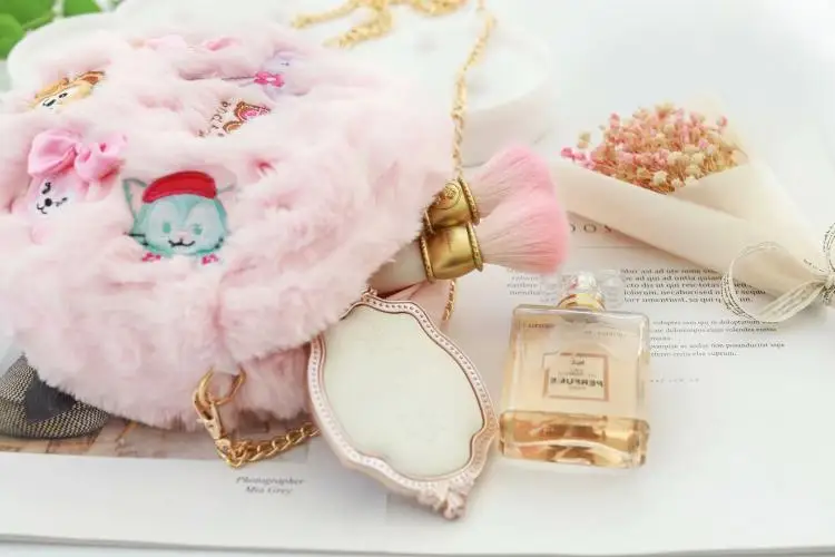 Милый японский аниме розовый Duffy медведи stellalou Rabbit плюшевый Кошелек мягкие животные кукла двойная сумка сумочка портмоне подарки
