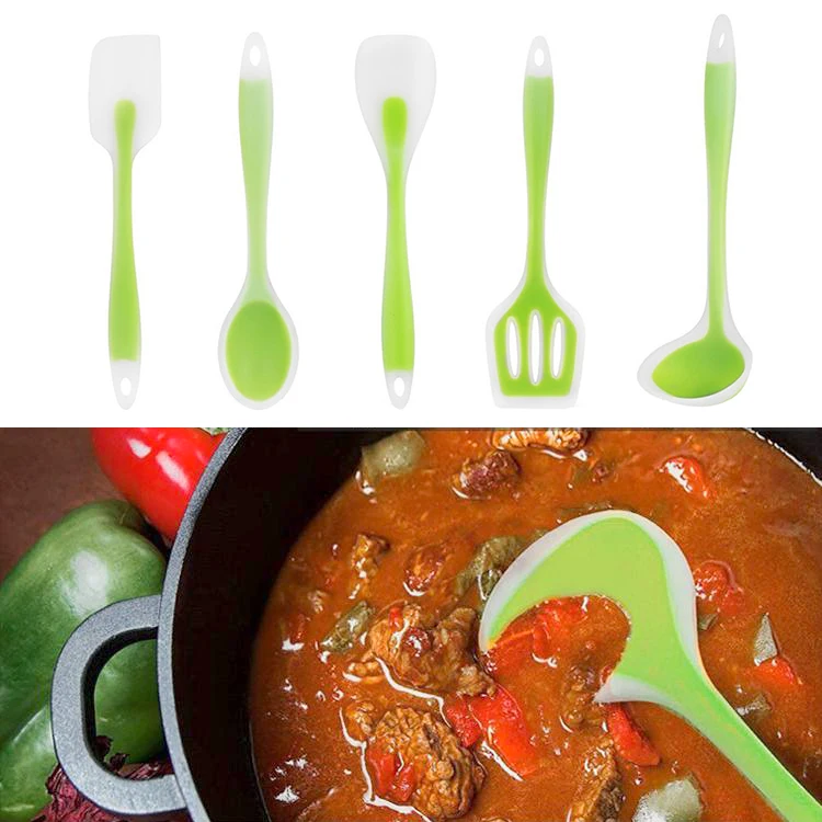 Новинка 5 шт./компл. инструменты для приготовления пищи силиконовая лопаточка
