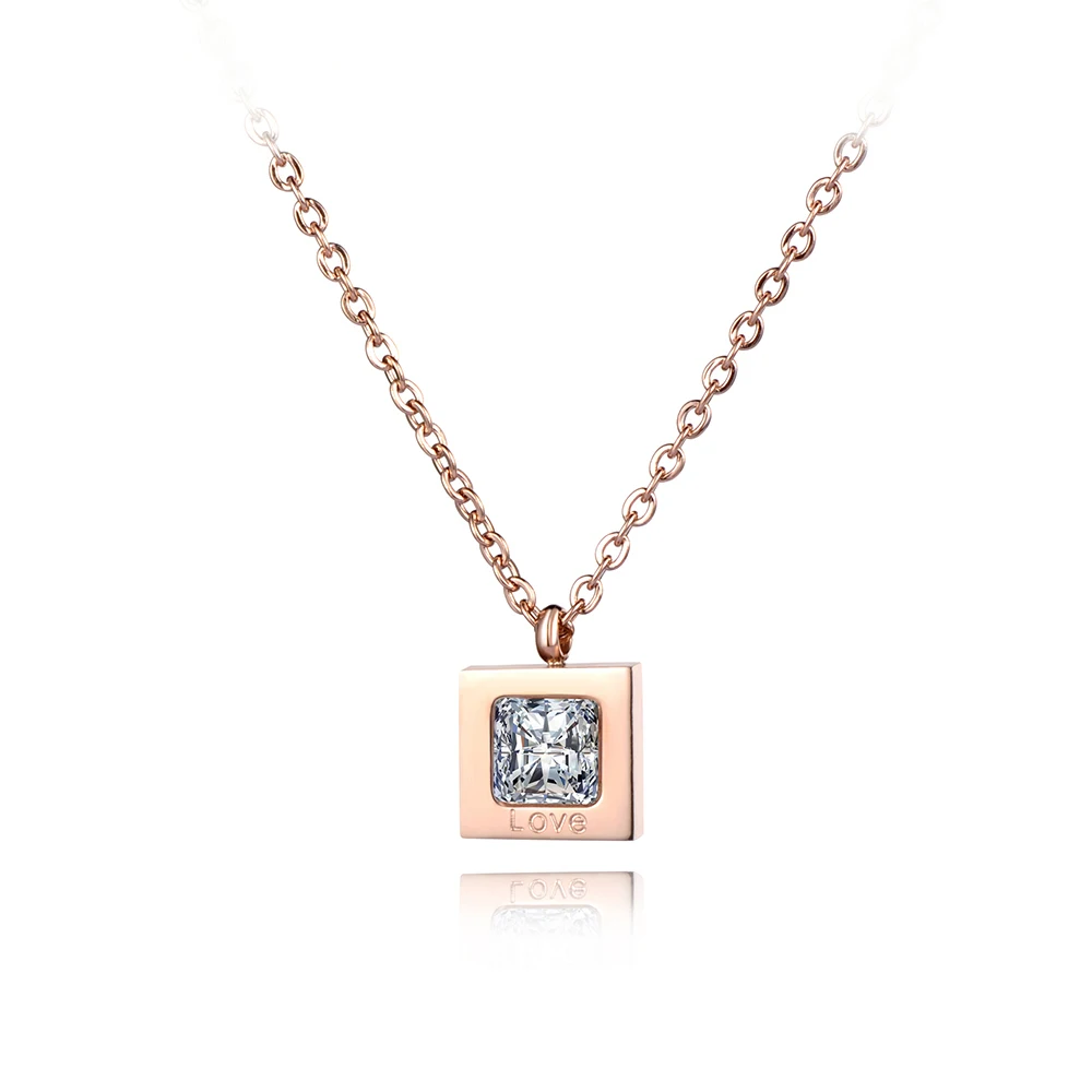 Женский комплект из колье и серёг титановой стали|Ювелирные наборы| |