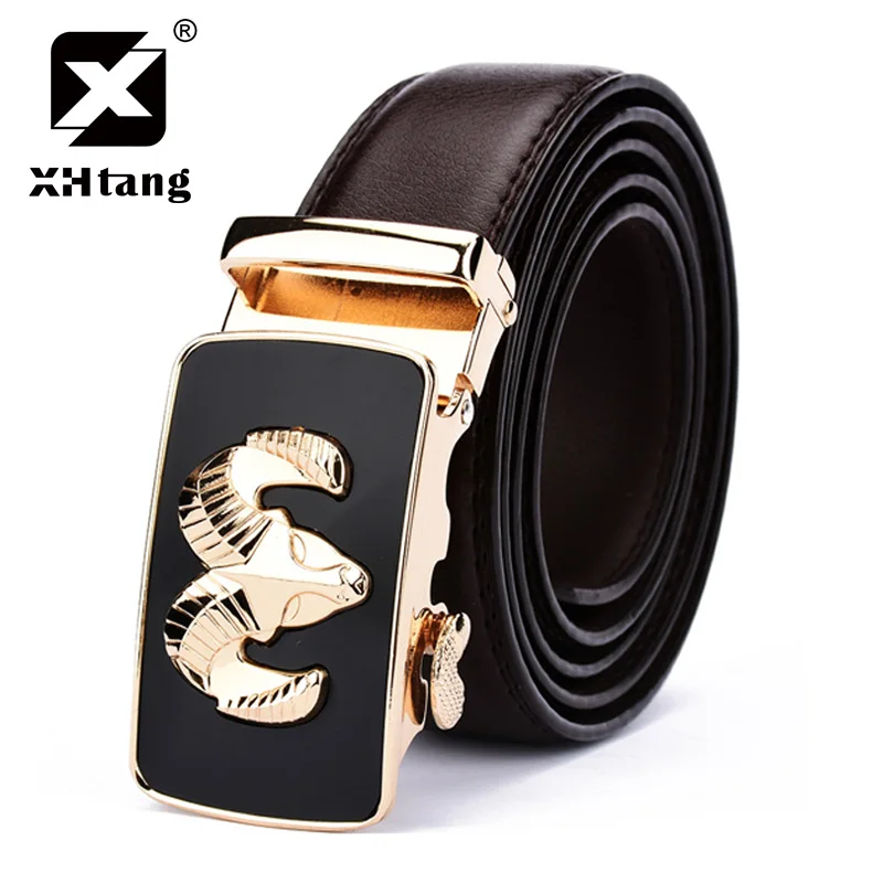 XHTANG Брендовая Дизайнерская обувь Ремни для Для мужчин высокое качество
