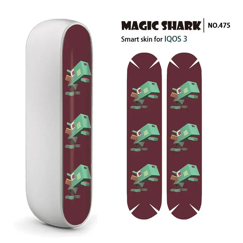 Волшебная Акула мой мир Медузы Марио Dreamy чехол наклейка для IQOS 3 IQOS3 3,0 462-477 - Цвет: 475