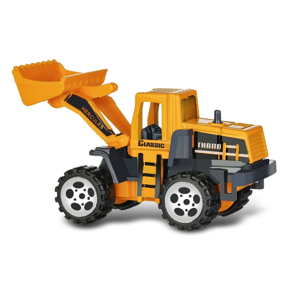 6 шт./компл. Мини Сплав инженерный автомобиль литой самосвал Модель автомобиля