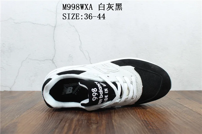 New Balance 998, Ретро Аутентичные мужские/wo мужские кроссовки для бега, дышащие, Nb998, уличная спортивная обувь, кроссовки, европейские размеры 36-44