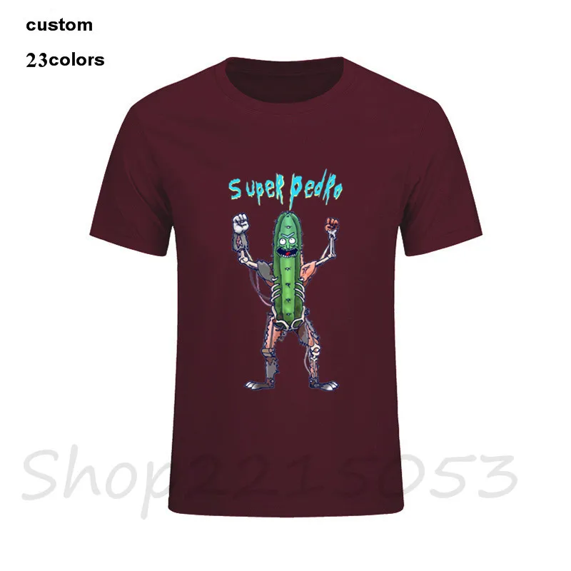 Преобладающая крик ricka y morty pickle Мужская футболка 2018 смешной Плюс Размер 6xl топы