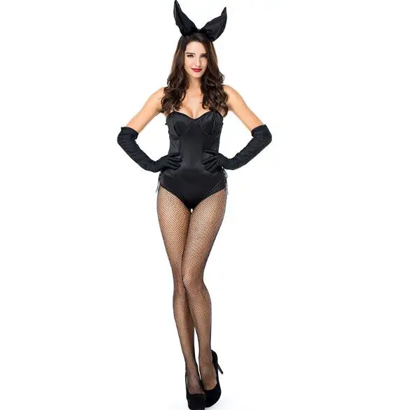 

Hot Girl Rabbit Costumes Women Cosplay Sexy Halloween Adult Animal Costume Fancy Dress Clubwear Party Wear