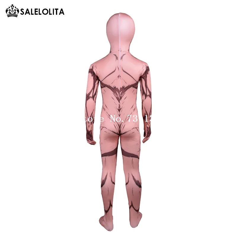 Детский костюм для косплея атака на Титанов детский облегающий из лайкры и