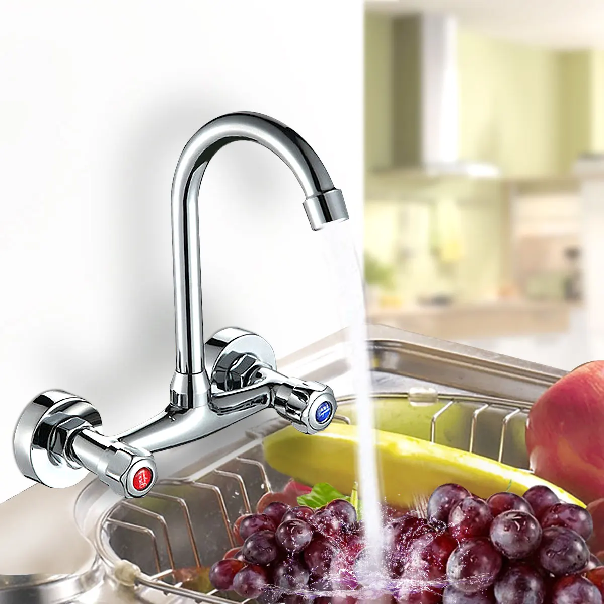 Двухручные краны для умывальника на бортике смесители душа двойная раковина