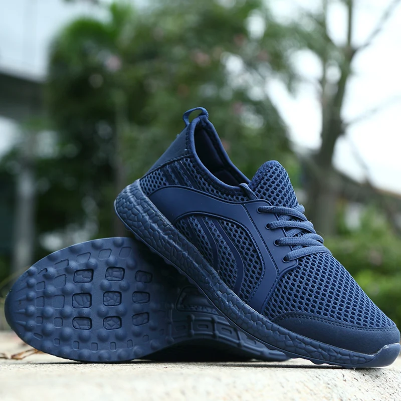 Lemai Новый Досуг Для мужчин Кроссовки на лето и весну из дышащего сетчатого