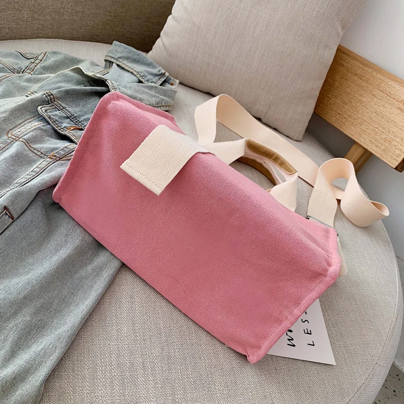 2019 New Arrival Sale Women's Handbag Bolsas Feminina Large Pocket Casual Tote Shoulder Bags Canvas Leather Capacity For Women | Багаж и