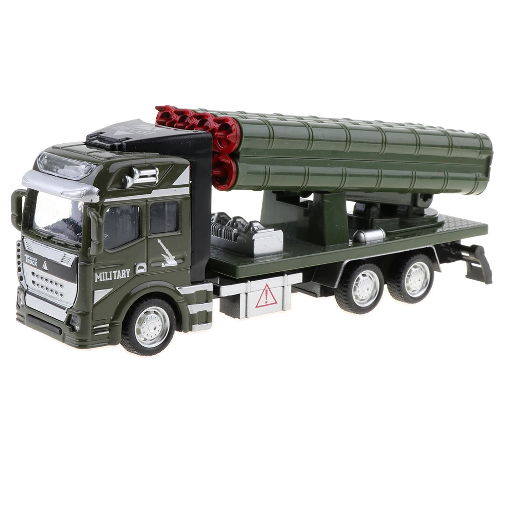 Модель игрушечного автомобиля MagiDeal 1/48 литой Сплав военный автомобиль модель