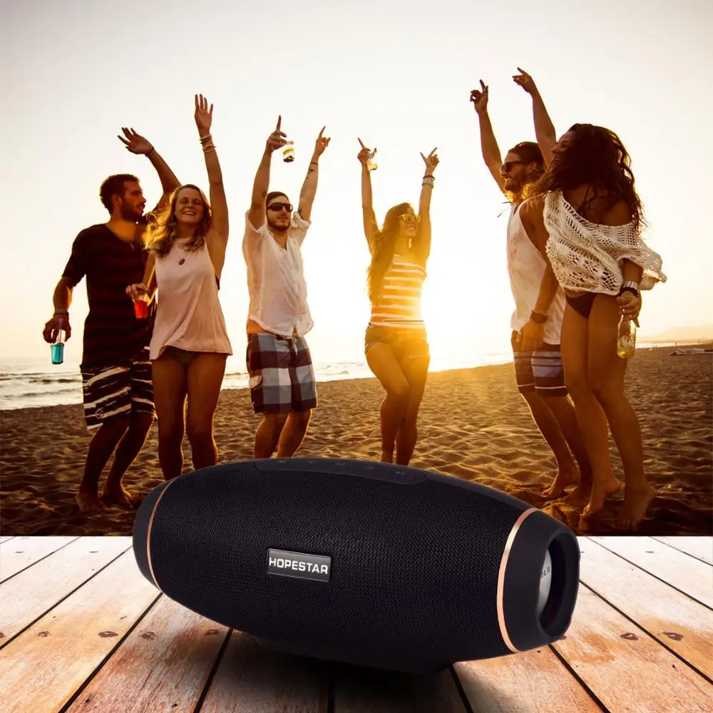 

HOPESTAR H20 30W Portable Wireless Bluetooth Speaker Outdoor Bass Effect Music Stereo Subwoofer USB AUX Mobile Boombox