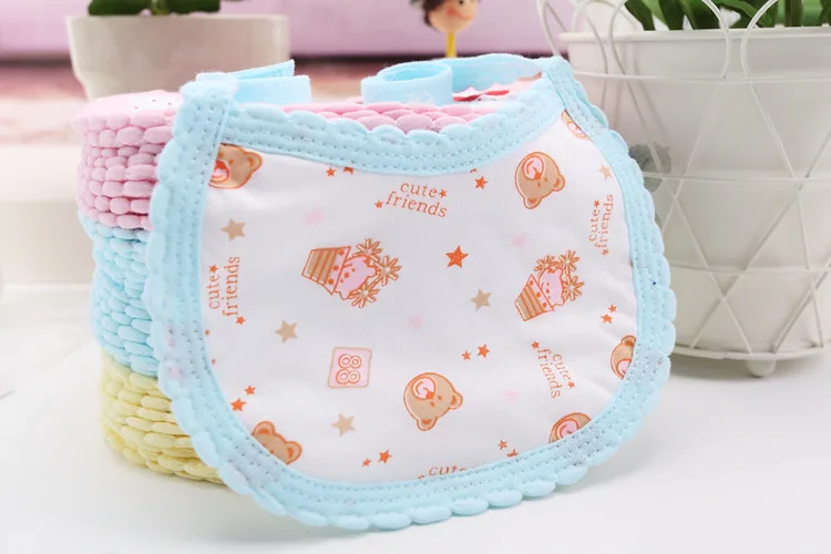 Хлопковые нагрудники для младенцев мальчиков и девочек вышитая слюна полотенца