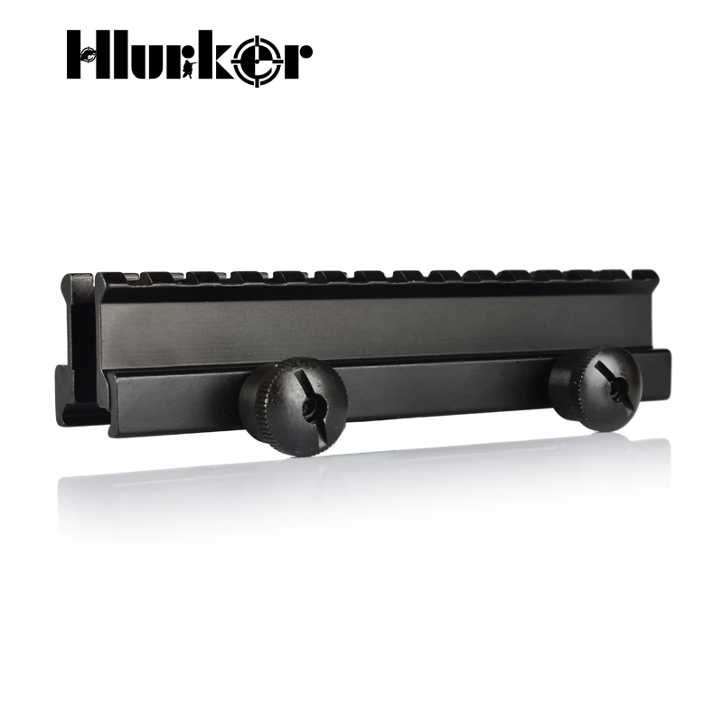 Tactical 0.5&quot 0.75&quot 1&quot Flat-Top Riser Rifle Scope Mount 14 Slot 20mm Picatinny Weaver Rail For AR15 M4 M16 Rifles Airgun Hunting |