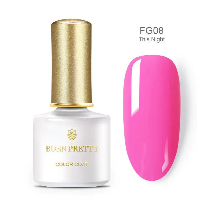 BP-FG08 BORN PRETTY 6 мл неоновый Гель-лак для ногтей Летняя серия длительный замачиваемый УФ-гель лак светится в темноте флуоресцентный гель - Цвет: BP-FG08