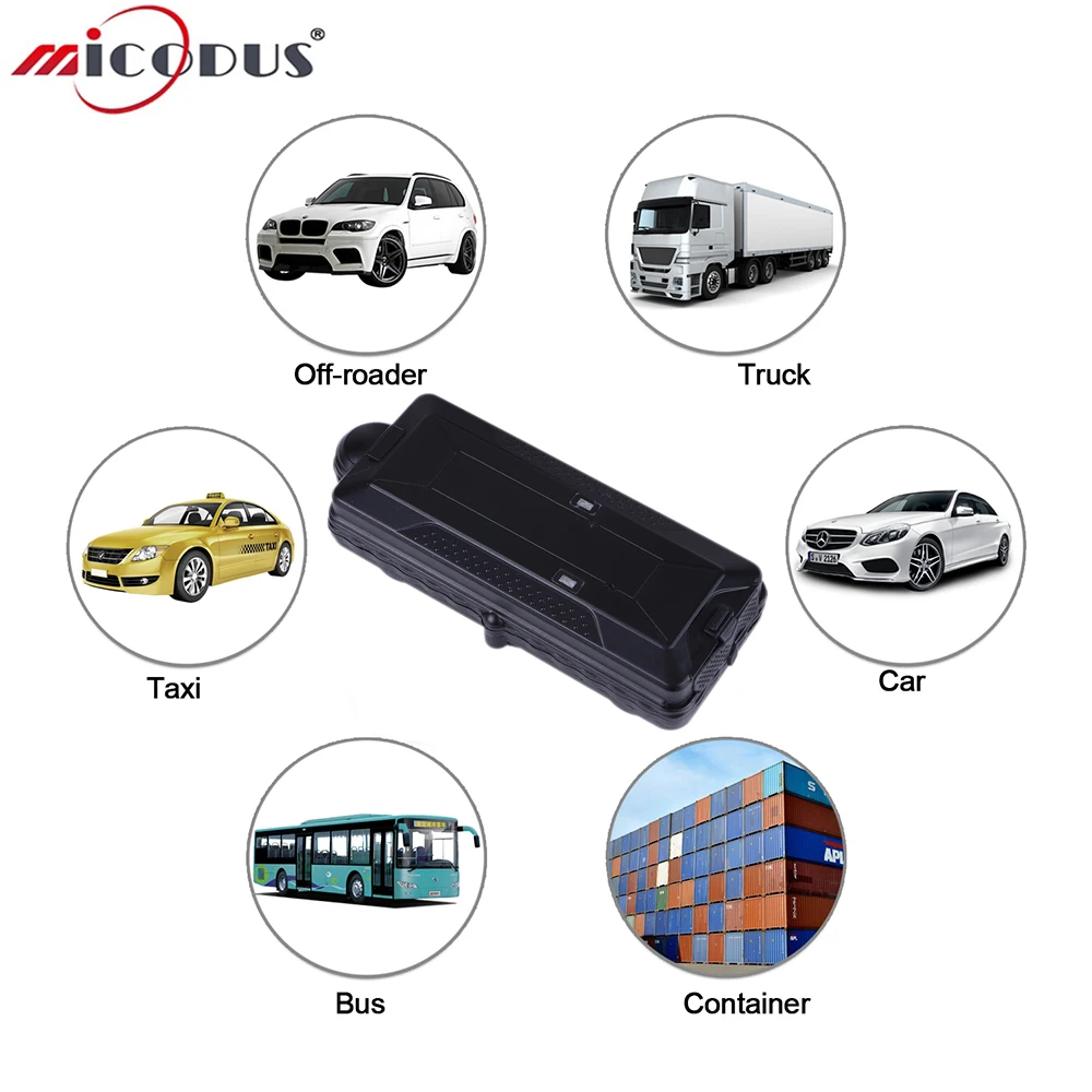 GPS трекер автомобильный TK10G WCDMA 10000 мА ч водонепроницаемый|tracking locator|vehicle gps trackergps