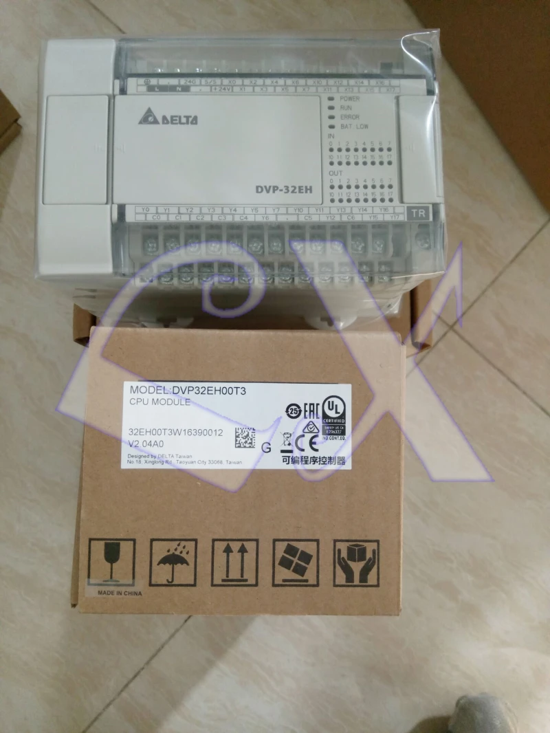 Бесплатная доставка оригинальный программируемый PLC контроллер Delta DVP48EH00R3 EH2 / EH3