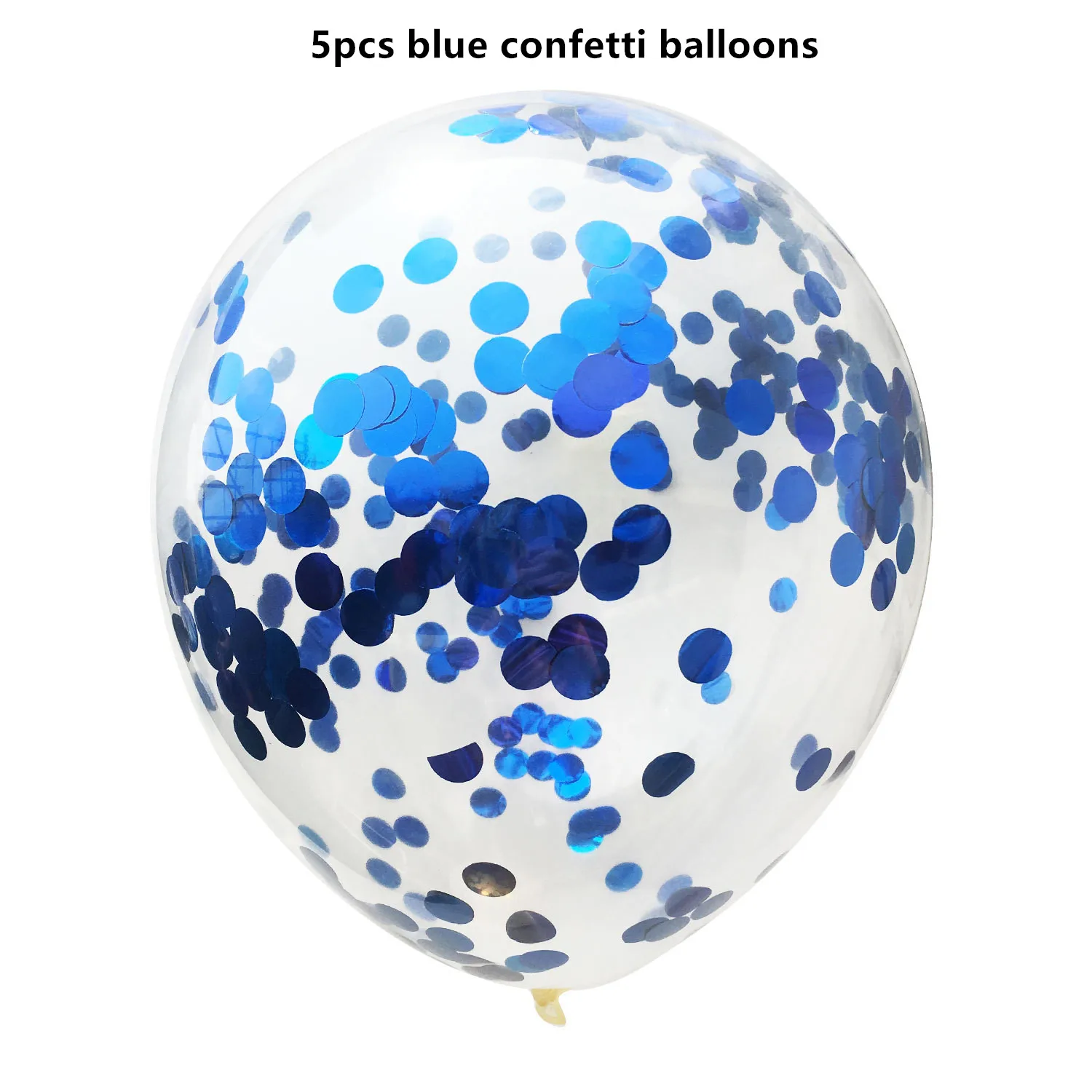 5pcs blue 15 шт./компл. 2nd звезды жемчужные латексные шары воздушные шары с конфетти для маленьких мальчиков и девочек до 2 лет День рождения Юбилей украшения - Цвет: 5pcs blue