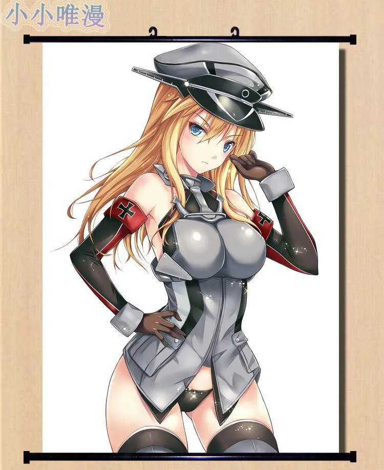 Аниме декоративные картины Kantai Collection kanglue персонажи Bismarck &amp Prinz Eugen домашний Декор