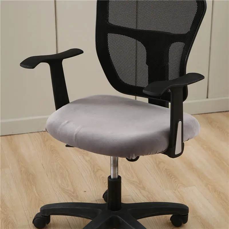 Thick Plush Seat Cover Removable Chair Covers Spandex Anti-dirty for Dining Room Kitchen Office housse de chaise | Дом и сад